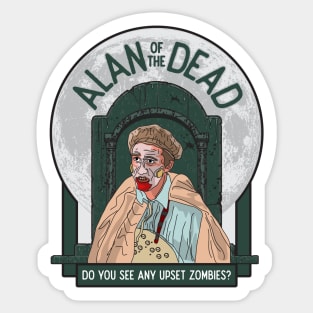 Alan Partridge – Alan of the Dead Sticker